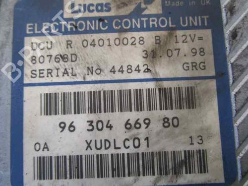Engine control unit (ECU) PEUGEOT 406 (8B) 2.1 TD 12V | BP2082590M57 