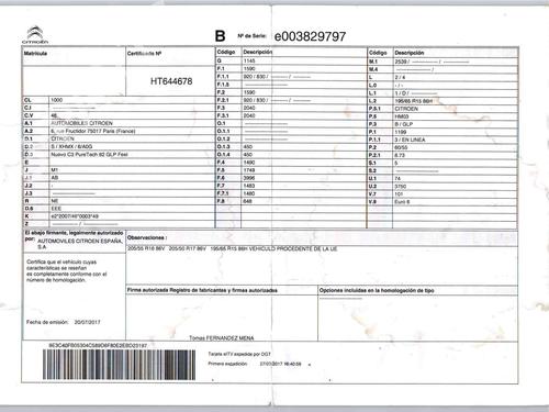Forlygtekontakt CITROËN C3 III (SX) 1.2 VTi 82 | BP31292506I24 - Image 10