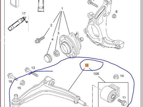 Venstre fortil bærearm OPEL VECTRA C (Z02) 2.2 DTI 16V (F69) | BP9494024M12 
