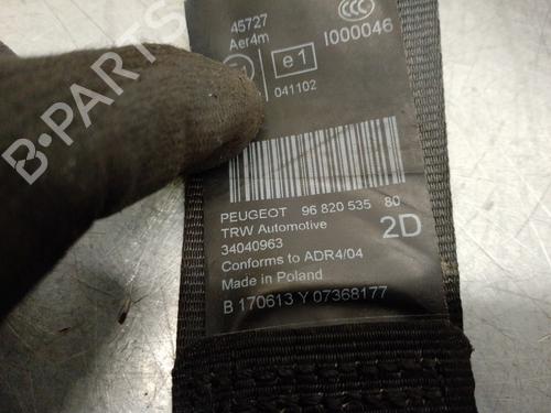 Rear right seatbelt PEUGEOT 5008 (0U_, 0E_) 1.6 HDi | BP13412130I28 