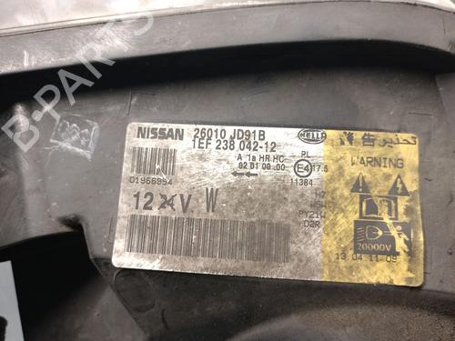 Right headlight NISSAN QASHQAI I (J10, NJ10) 2.0 dCi | BP30699793C29 