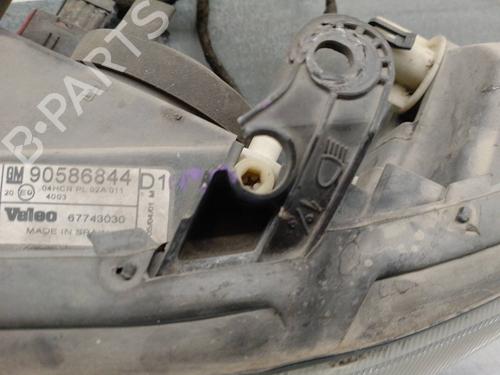 Left headlight OPEL VECTRA B (J96) 2.0 DTI 16V (F19) | BP13303252C28 