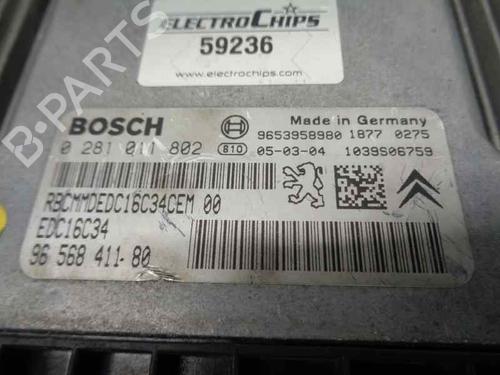 Engine control unit (ECU) CITROËN XSARA PICASSO (N68) 1.6 HDi | BP8134904M57 