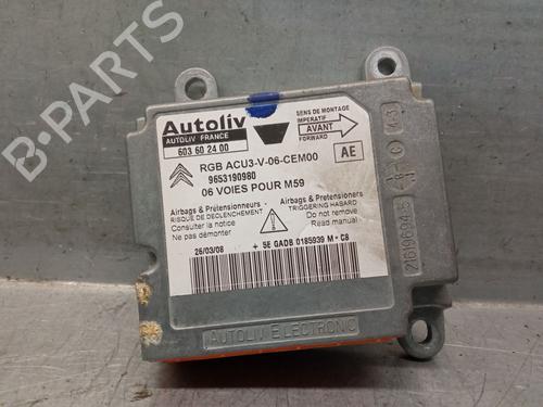 Used ECU airbags PEUGEOT PARTNER MPV (5_, G_) 1.6 HDi 75 (75 hp) 27298935