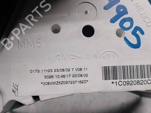Instrument cluster VW NEW BEETLE (9C1, 1C1) 1.6 | BP17019765C47 