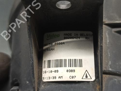 Right front fog light NISSAN QASHQAI / QASHQAI +2 I (J10, NJ10, JJ10E)  | BP17067171C31 