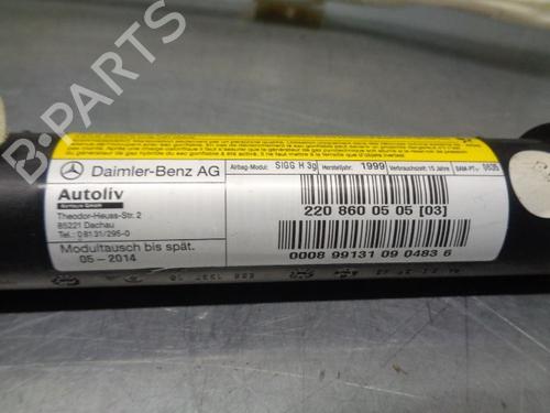 Left curtain airbag MERCEDES-BENZ S-CLASS (W220, V220) S 500, S 500 L (220.075, 220.175, 220.875) | BP18268777C11 
