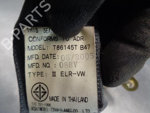 Rear right seatbelt FORD RANGER (ER, EQ, R_) 2.5 TD 4x4 | BP10687131I28 