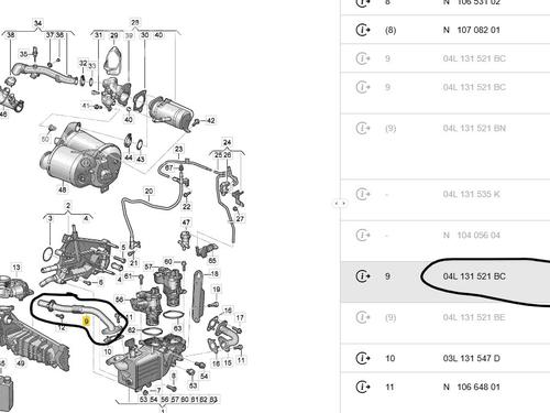 Pipe VW CRAFTER Van (SY_, SX_) 2.0 TDI FWD (SYB, SYC, SYD) | BP33399966M125 - Image 5
