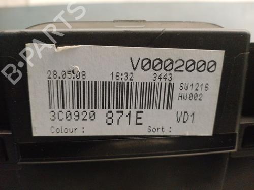 Instrument cluster VW PASSAT B6 (3C2) 2.0 TDI | BP31210614C47 