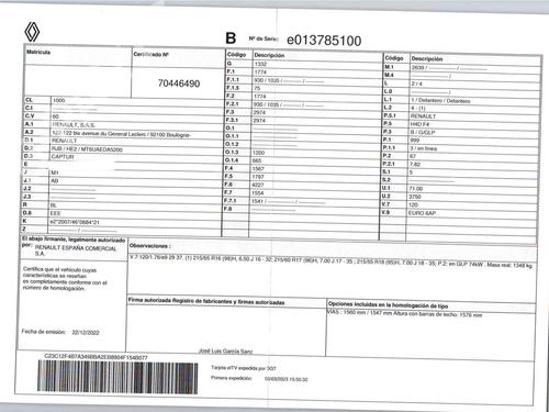 håndbremse RENAULT CAPTUR II (HF_) TCe 90 (HFM6) | BP29977612I18  - Image 19