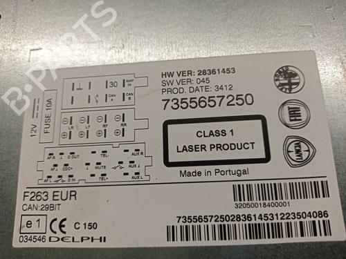 Radio FIAT DOBLO Cargo (263_) 1.3 D Multijet | BP23391628E6 