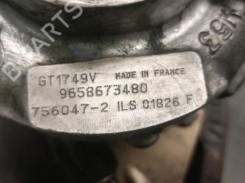 Turbocharger/Supercharger PEUGEOT 407 (6D_) 2.0 HDi 135 (6DRHRH, 6DRHRE, 6DRHRG, 6DRHRJ) | BP30562493M71 