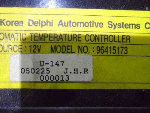 Climate control CHEVROLET REZZO MPV (U100) 1.6 | BP2048764I5 