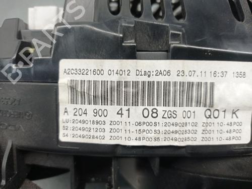 Instrument cluster MERCEDES-BENZ C-CLASS (W204) C 220 CDI (204.008) | BP30701628C47