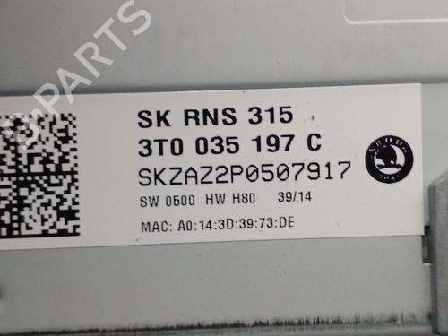 Radio SKODA YETI (5L) 2.0 TDI | BP31838012E6 