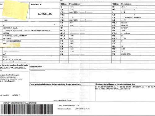 Switch DACIA DUSTER (HM_) 1.6 SCe 115 (HMM1) | BP21019784I30 - Image 5
