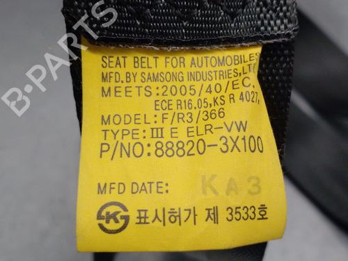 Front right seatbelt HYUNDAI ELANTRA V Saloon (MD, UD) 1.6 | BP32169199I25