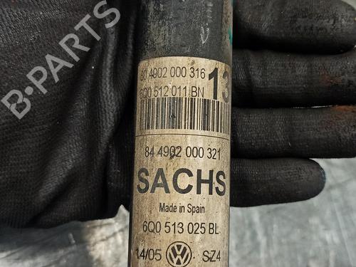 Left rear shock absorber VW POLO (9N_, 9A_) 1.9 SDI | BP13492423M18 