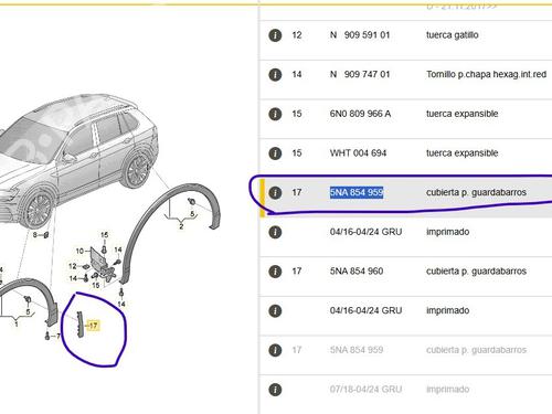 Annen VW TIGUAN (AD1, AX1) 1.5 TSI | BP30044658O1 