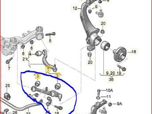 Querlenker links vorne SKODA SUPERB I (3U4) 1.9 TDI | BP16424162M12 