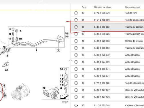AC pipe BMW X6 (E71, E72) xDrive 35 d | BP36422117M126 - Image 5
