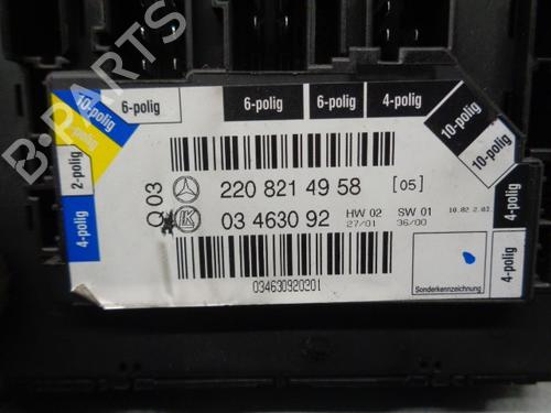Electronic module MERCEDES-BENZ S-CLASS (W220) S 320 CDI (220.026, 220.126) | BP18310220M83 