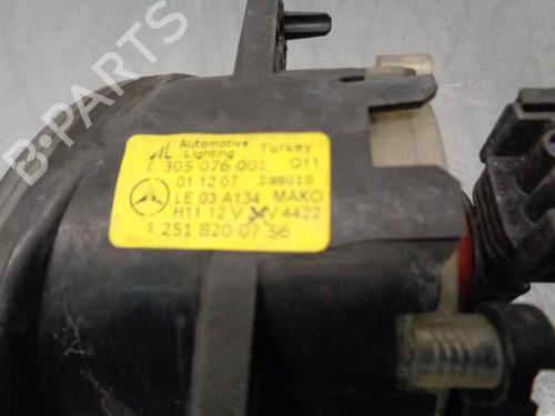 Left front fog light MERCEDES-BENZ A-CLASS (W169) A 180 CDI (169.007, 169.307) | BP6906863C30 