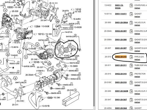 Pipe MAZDA 6 Saloon (GJ, GL) 2.2 D (GJ2FP) | BP33656871M125 - Image 5