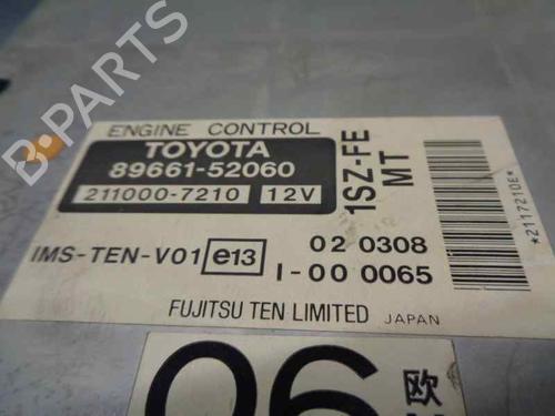 Engine control unit (ECU) TOYOTA YARIS (_P1_) 1.0 (SCP10_, SCP10R) | BP5953575M57 