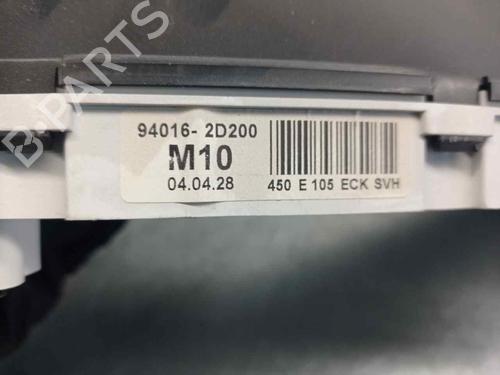 Instrument cluster HYUNDAI ELANTRA III (XD) 1.6 | BP9209833C47 