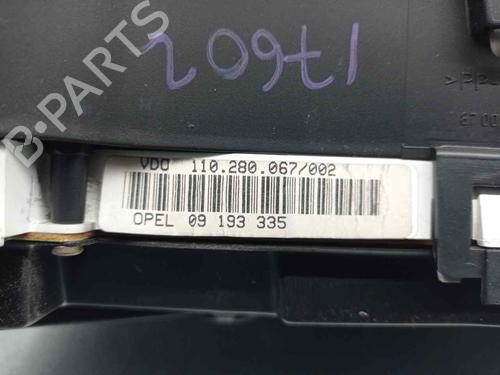 Instrument cluster OPEL ASTRA G Hatchback (T98) 2.0 DI (F08, F48) | BP12197301C47 