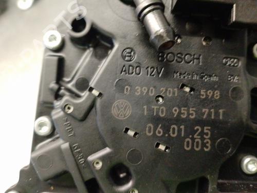 Rear wiper motor VW TOURAN (1T1, 1T2) 2.0 TDI | BP15674244M102 