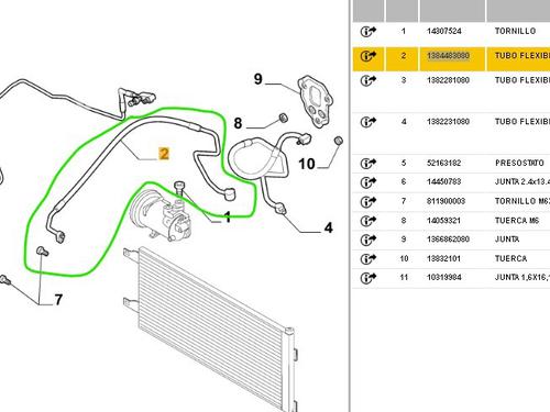 AC pipe FIAT DUCATO Van (250_) 140 Natural Power | BP30058701M126 