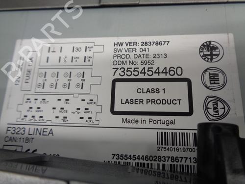 Radio FIAT LINEA (323_, 110_) 1.3 D Multijet (323AXB11, 323AXB1A) | BP11970838E6 