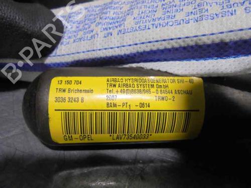 Left curtain airbag OPEL CORSA D (S07) 1.3 CDTI (L08, L68) | BP2076666C11 