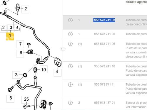 AC pipe PORSCHE CAYENNE (9PA) 3.6 | BP32424942M126