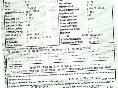 Motorophæng FIAT STILO (192_) 1.6 16V | BP8761999M89 