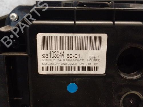 Instrument cluster PEUGEOT 3008 II SUV (MC_, MR_, MJ_, M4_) 1.6 BlueHDi 120 | BP28361294C47 