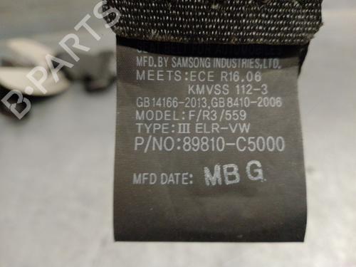Rear left seatbelt KIA SORENTO III (UM) 2.2 CRDi | BP27535834I29 