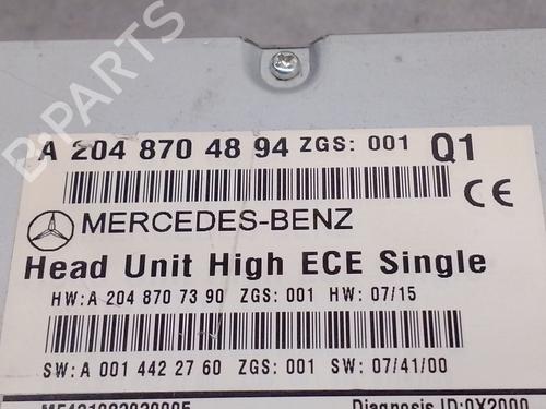 Radio MERCEDES-BENZ C-CLASS T-Model (S204) C 320 CDI (204.222) | BP30906868E6 