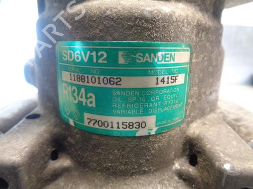 AC compressor RENAULT CLIO II (BB_, CB_) 1.2 (BB0A, BB0F, BB10, BB1K, BB28, BB2D, BB2H, CB0A,... | BP11194572M34 