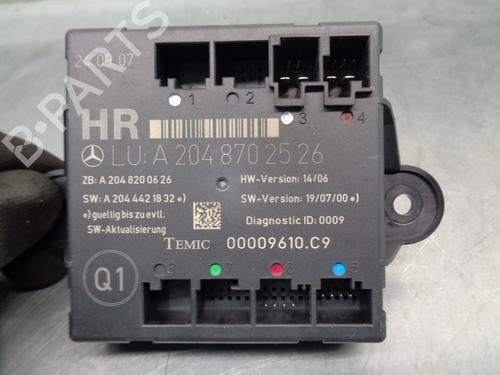 Comfort control module MERCEDES-BENZ C-CLASS (W204) C 320 CDI (204.022) | BP8369372M56 