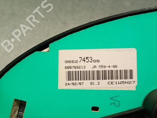 Instrument cluster CITROËN BERLINGO / BERLINGO FIRST MPV (MF_, GJK_, GFK_) 1.6 HDI 75 (MF9HW, GJ9HWC, GF9HWC, GN9HWC) | BP30551272C47