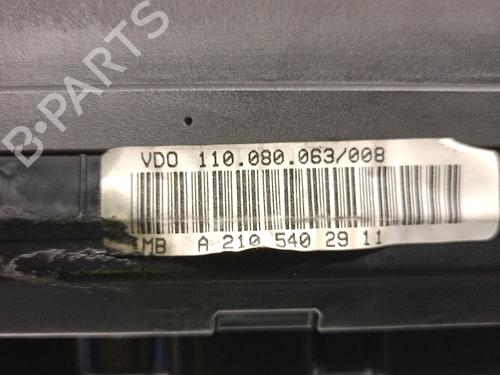 Instrument cluster MERCEDES-BENZ E-CLASS (W210) E 220 CDI (210.006) | BP30152538C47