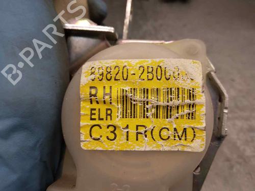 Rear right seatbelt HYUNDAI SANTA FÉ II (CM) 2.2 CRDi GLS | BP18243614I28 