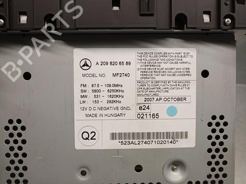 Radio MERCEDES-BENZ CLK (C209) CLK 200 Kompressor (209.341) | BP25236244E6 