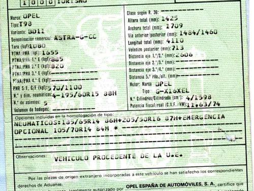 Alternator OPEL ASTRA G Hatchback (T98) 1.6 16V (F08, F48) | BP2106914M7 