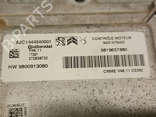 Engine control unit (ECU) CITROËN C3 III (SX) 1.2 VTi 82 | BP33887512M57 - Image 4