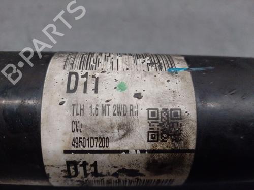 Right front driveshaft KIA SPORTAGE IV (QL, QLE) 1.6 GDI | BP28143337M39 